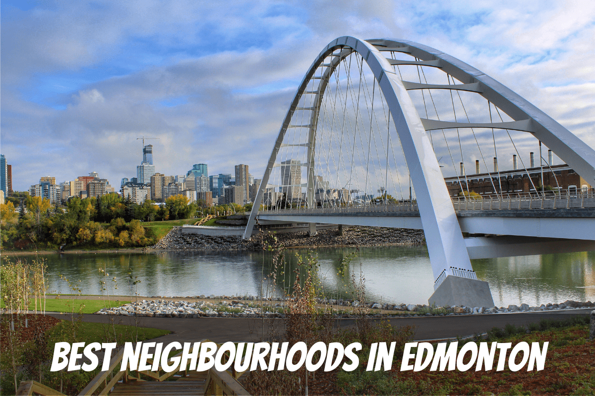 Downtown Skyline Across North Saskatchewan River In Fall Best Neighbourhoods In Edmonton Alberta Canada