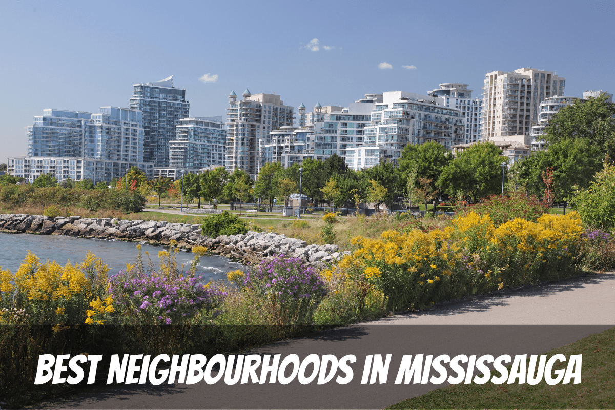 Residential District On Summer Day With Trees And Flowers Best Neighbourhoods In Mississauga Ontario Canada