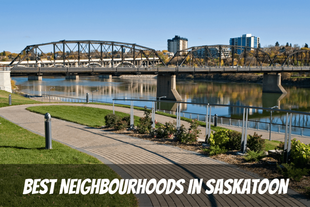 Día de otoño Centro y sur del río Saskatchewan Mejores barrios Saskatoon Saskatchewan Canadá