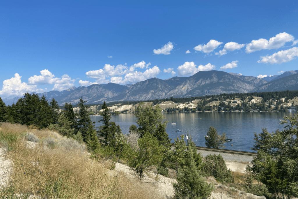 Invermere On Lake Windermere On Sunny Summer Day One Of Best Small Towns In Bc Canada