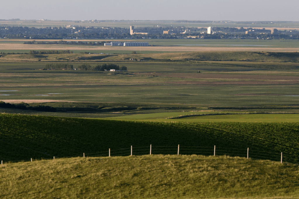 View Across The Prairies In Summer For The Pros And Cons Of Living In Moose Jaw Saskatchewan Canada
