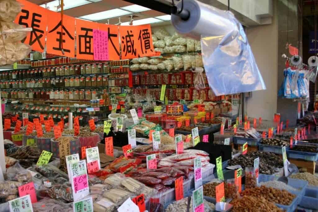 A Food Market In Chinatown Vancouver With Signs In Chinese Script One Of The Best Reasons To Move To Bc