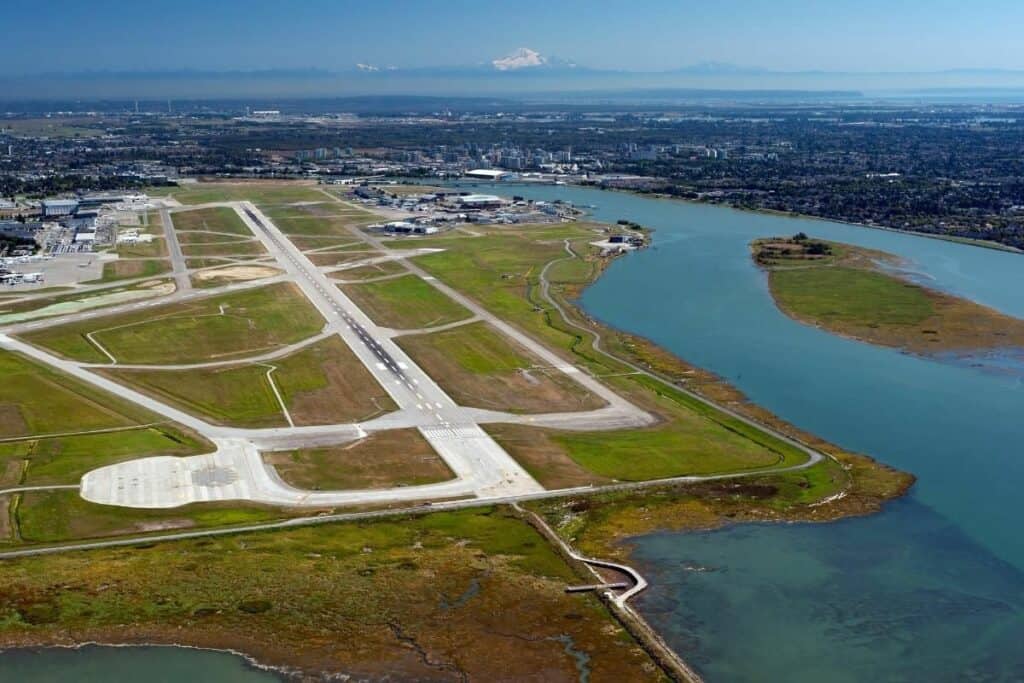 Aerial View Of Vancouver International Airport At Richmond One Of The Best Reasons To Move To Bc